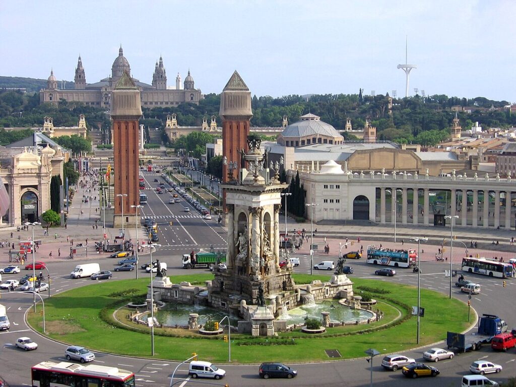 Plaza de España di Barcelona